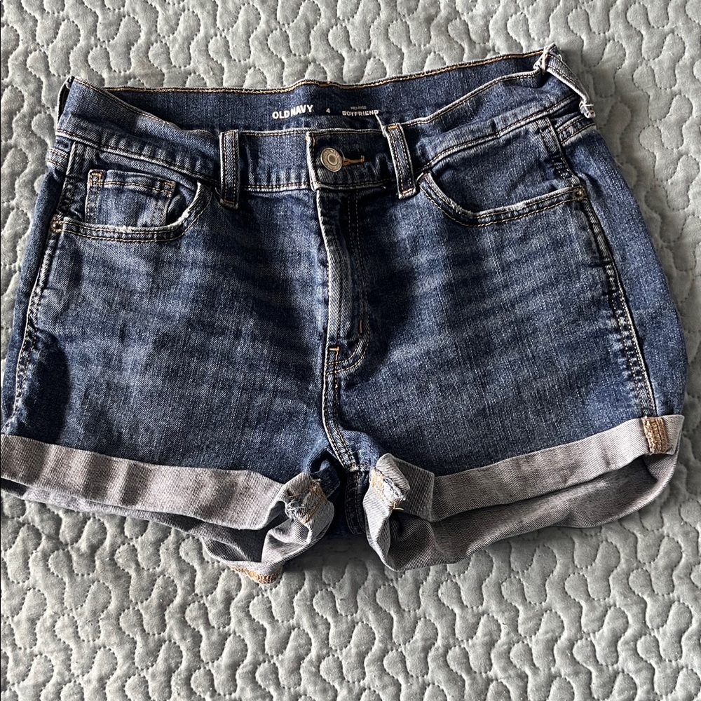 Old Navy Women's Dark Blue Jean Shorts